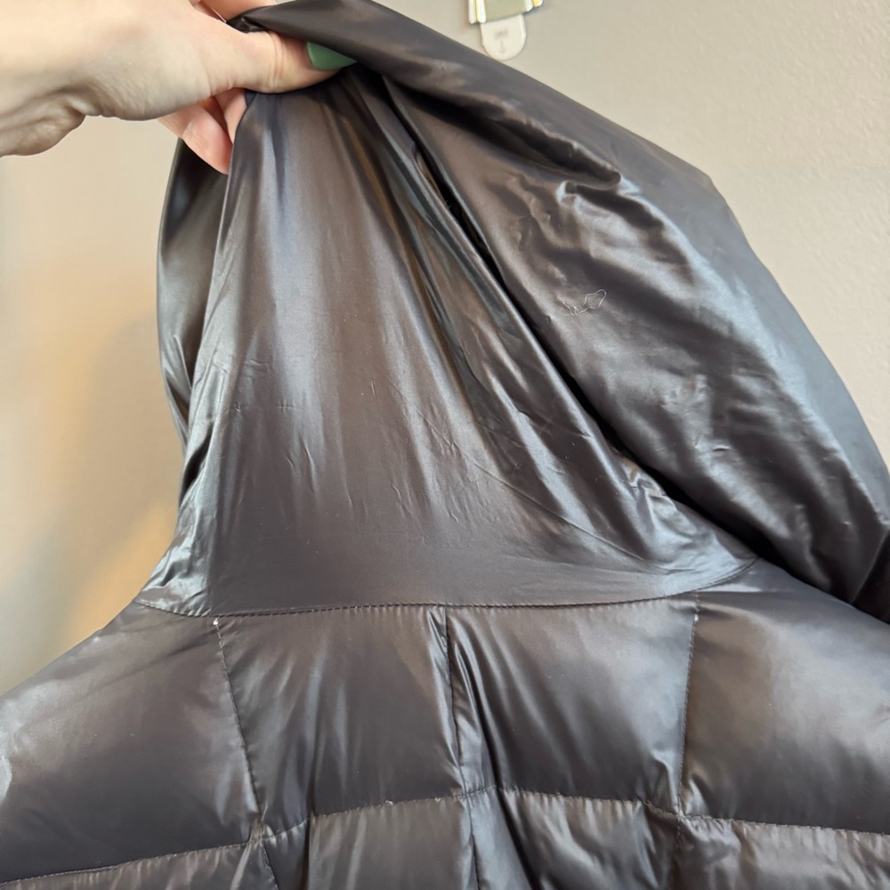 Laundry by Shelli Segal Down & Feather Long Puffer Coat - Picture 10 of 11